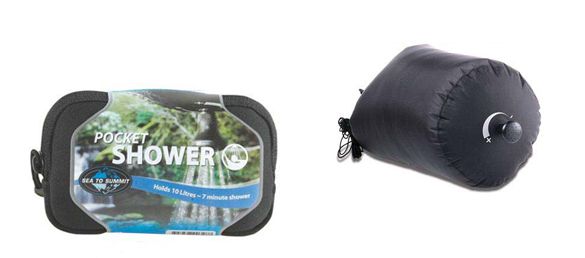 duchas solares de bolsillo