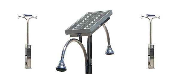 ducha solar token para zonas de bano