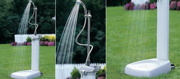 ducha solar para exterior de diseno