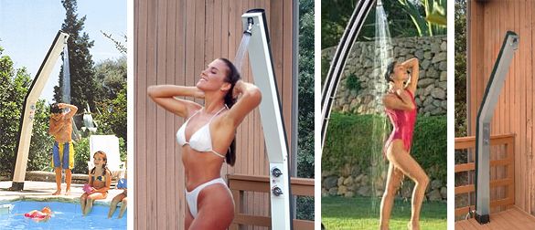 tipos de duchas solares
