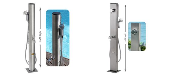 ducha de pie acero inox 316l